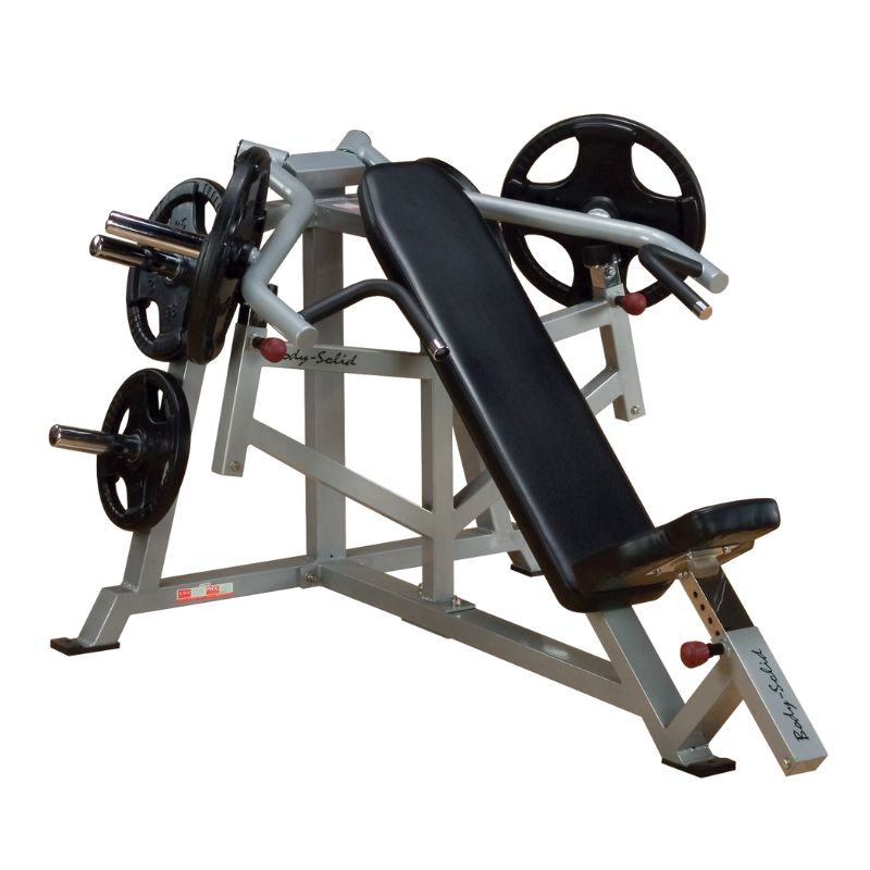 Body-Solid Pro ClubLine Leverage Incline Press - LVIP With Olympic Grip Plates