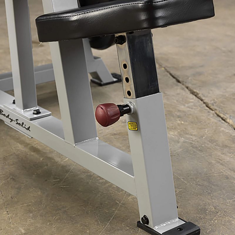 Body-Solid Pro ClubLine Leverage Shoulder Press - LVSP Adjustable Seat Pad with Gas Assist