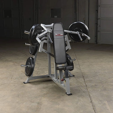 Body-Solid Pro ClubLine Leverage Shoulder Press - LVSP with Olympic Bumper Plates