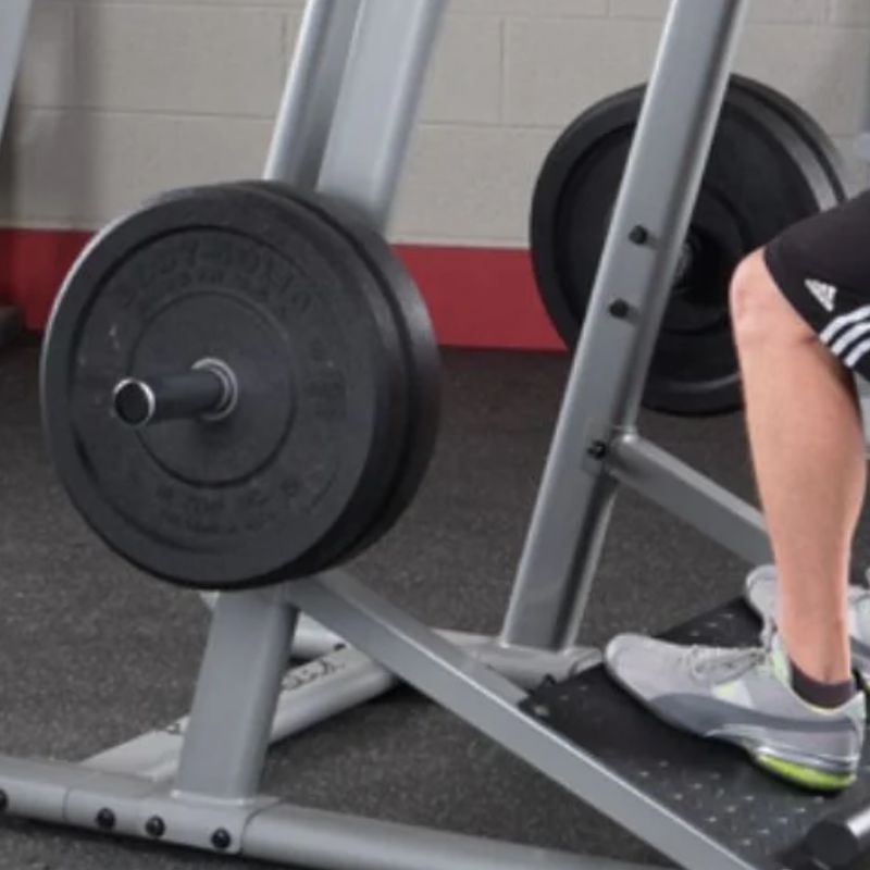 Body-Solid Pro ClubLine Leverage Squat - SLS500 2 Large Plate Storage Horns