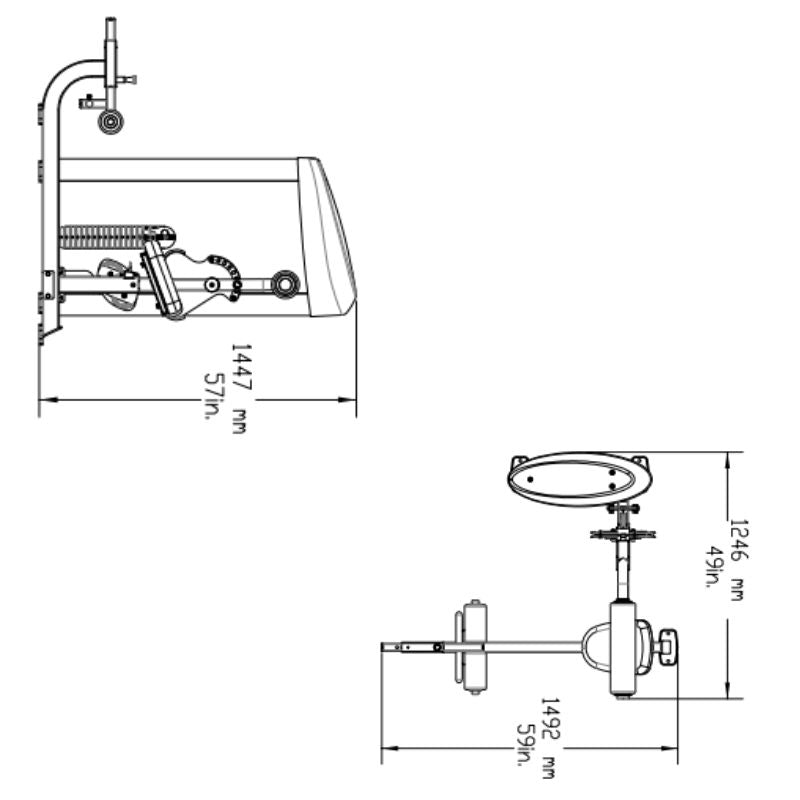 Body-Solid Pro ClubLine Series II Ab and Back Machine - S2ABB Schematics