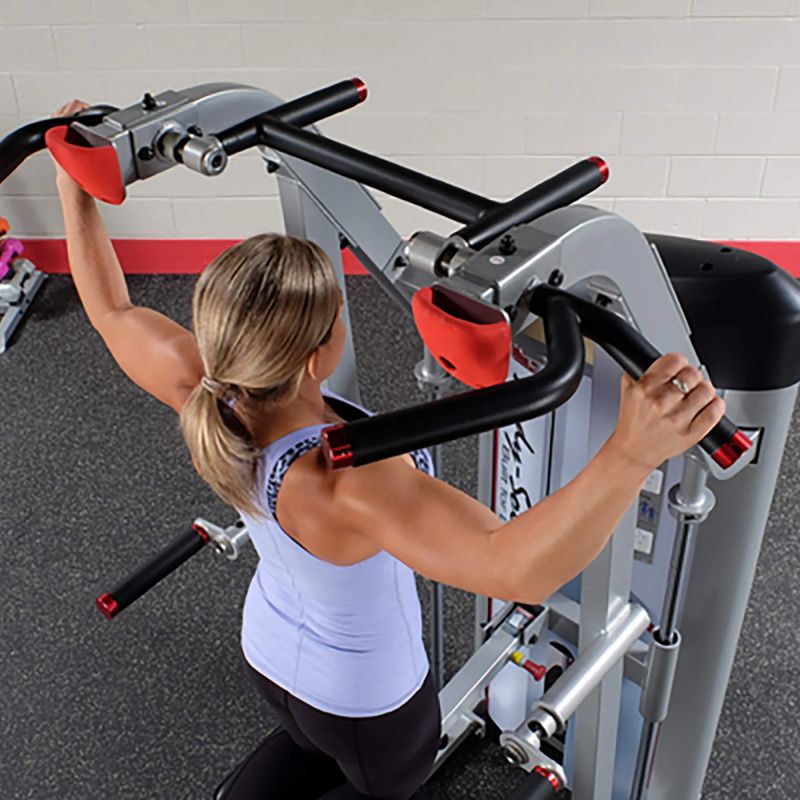 Body-Solid Pro ClubLine Series II Assisted Chin and Dip Machine - S2ACD - Silver gallery 4