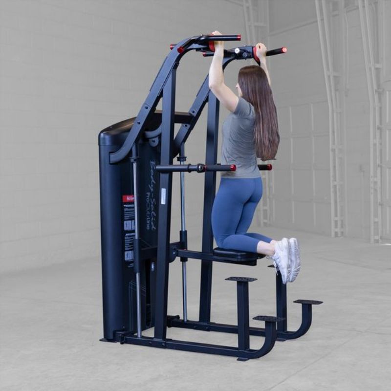 Body-Solid Pro ClubLine Series II Assisted Chin and Dip Machine - S2ACD Assisted Close Grip Pull ups