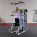 Body-Solid Pro ClubLine Series II Assisted Chin and Dip Machine - S2ACD Silver - Assisted Dip Workout