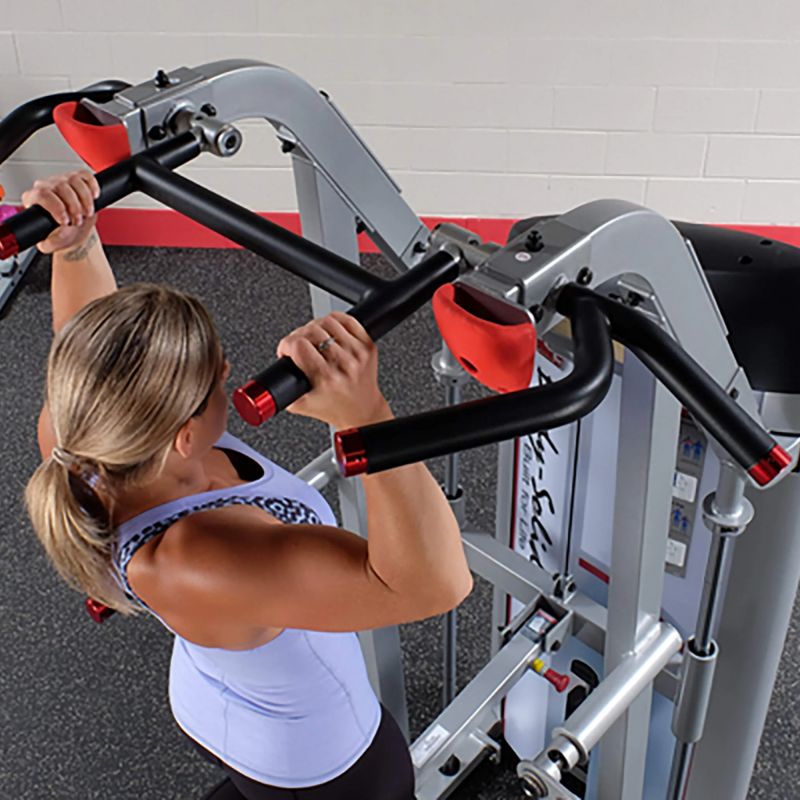 Body-Solid Pro ClubLine Series II Assisted Chin and Dip Machine - S2ACD Silver - Gallery 1