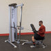 Body-Solid Pro ClubLine Series II Cable Column - S2CC Low Row with Bench