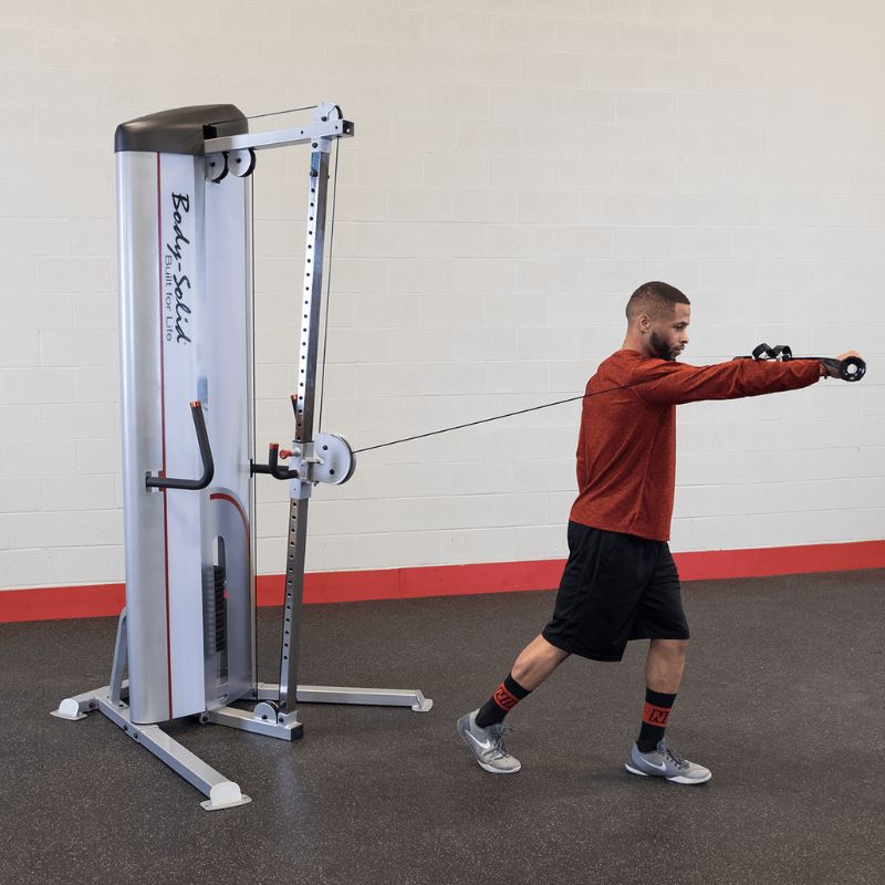 Body-Solid Pro ClubLine Series II Cable Column - S2CC Punch Workout