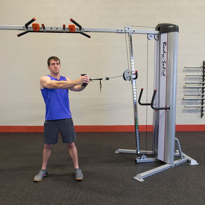 Body-Solid Pro ClubLine Series II Cable Crossover - S2CCO Chest Stretch