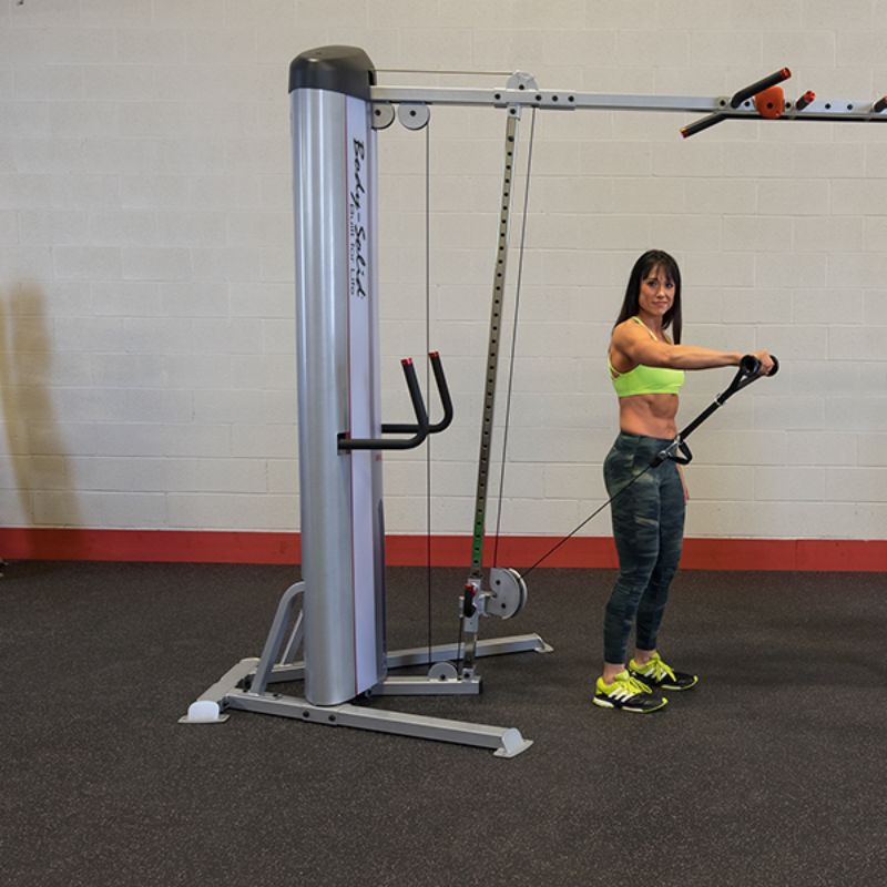 Body-Solid Pro ClubLine Series II Cable Crossover - S2CCO Single Arm Front Raise