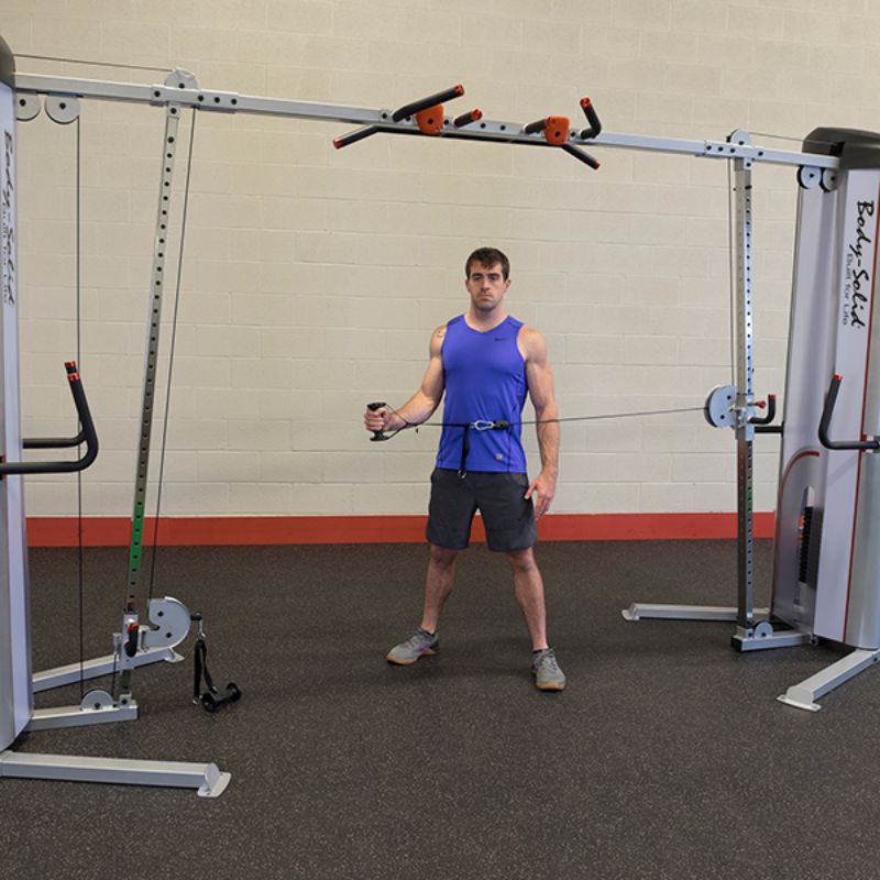 Body-Solid Pro ClubLine Series II Cable Crossover - S2CCO Stretching