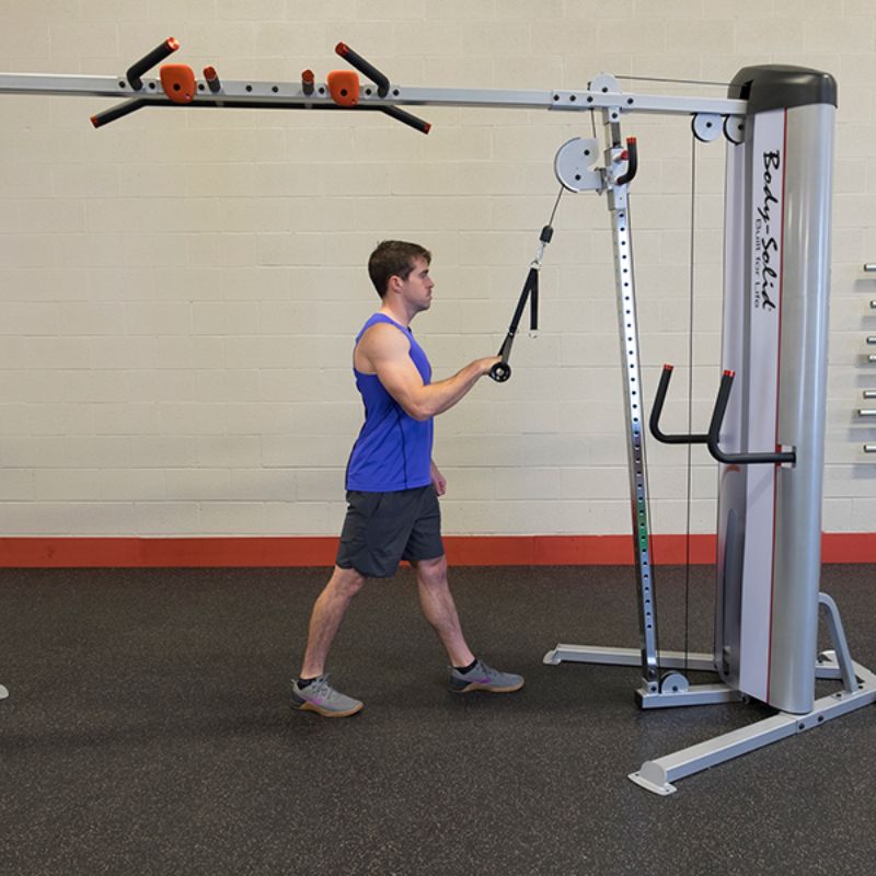 Body-Solid Pro ClubLine Series II Cable Crossover - S2CCO Tricep Pushdown