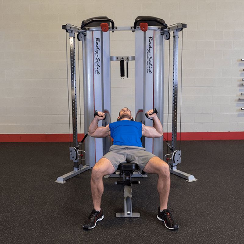Body-Solid Pro ClubLine Series II Functional Trainer - S2FT Incline Cable Press