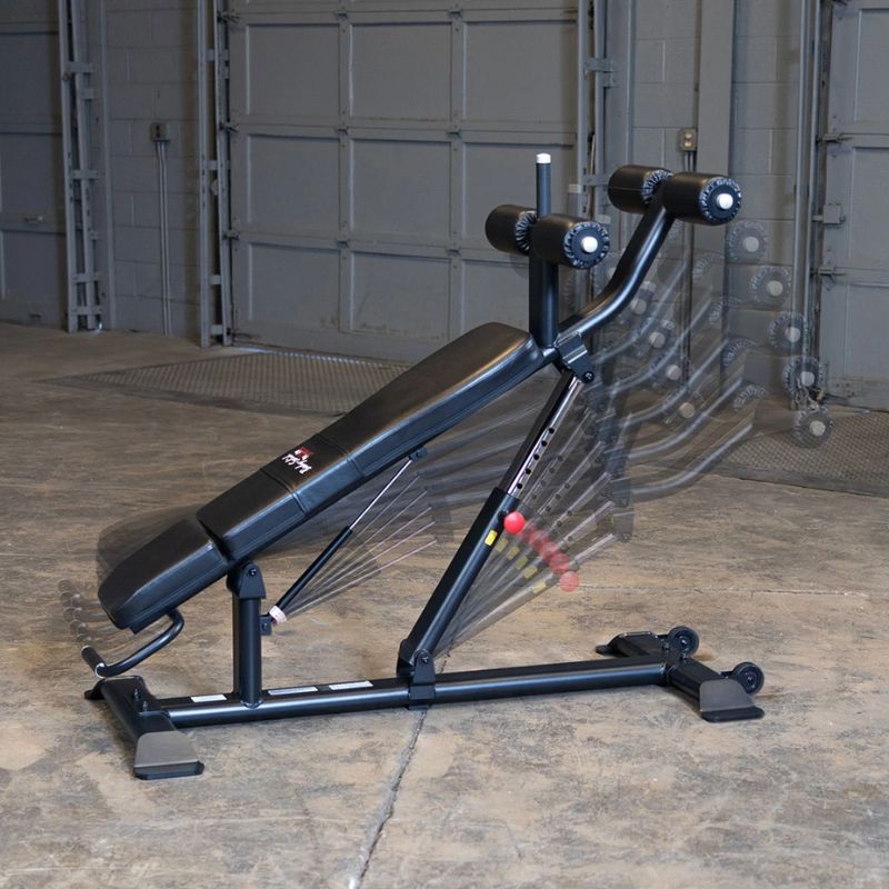 Body-Solid Pro Clubline Commercial Ab Bench SAB500B Adjustable Bench