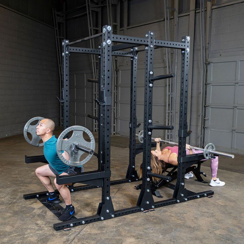 Body-Solid Pro Clubline Double Half Rack - SPR500DBL Main Display Squat Workout and bench Press