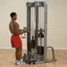 Body-Solid Pro Clubline Dual Cable Column - SDC2000G Cable Curl