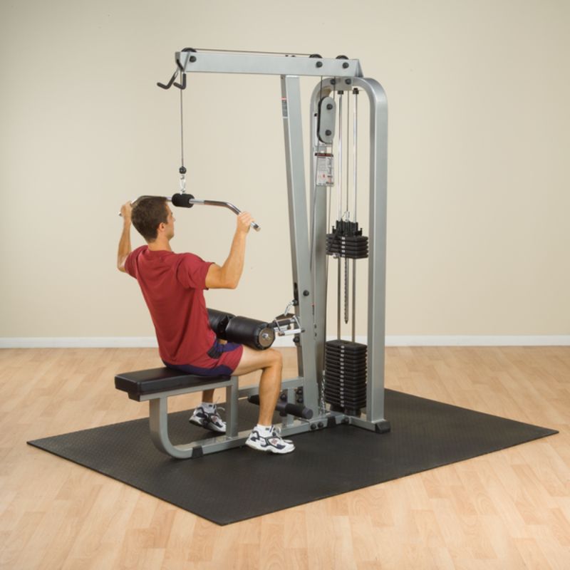 Body-Solid Pro Clubline Lat Pull Mid Row - SLM300G Lat Pulldown Exercise