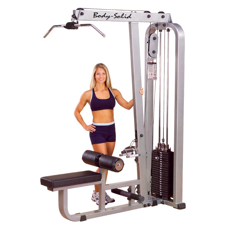 Body-Solid Pro Clubline Lat Pull Mid Row - SLM300G with model