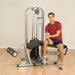 Body-Solid Pro Clubline Leg Curl Machine - SLC400G with Male Model