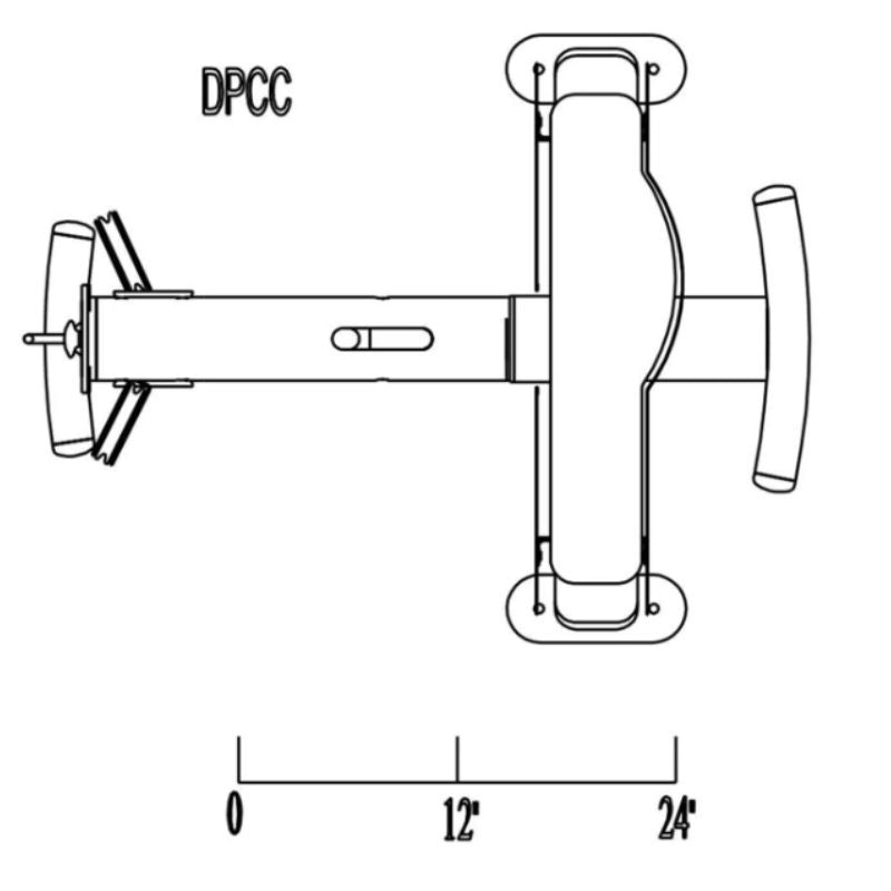 Body-Solid Pro Dual Cable Column Machine - DPCC-SF Schematics
