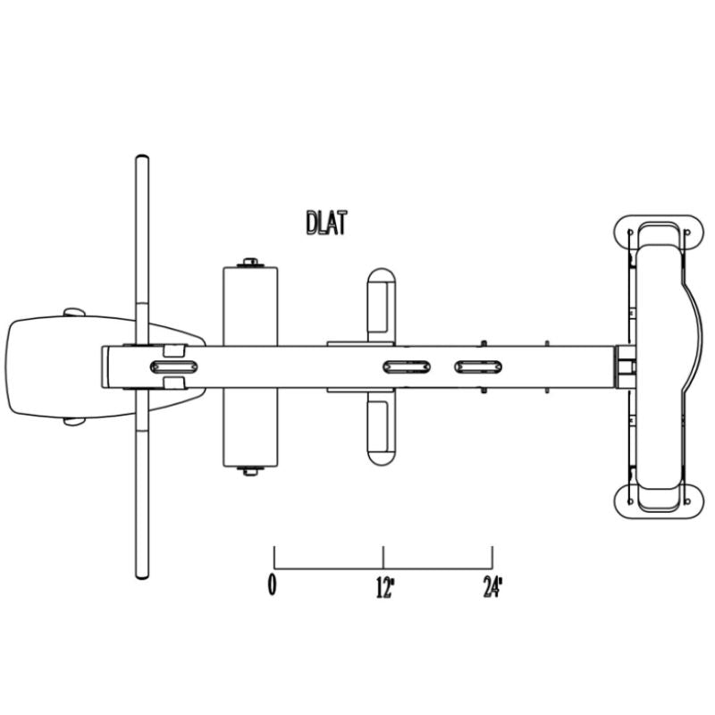 Body-Solid Pro Dual Lat & Mid Row Machine - DLAT-SF Schematics
