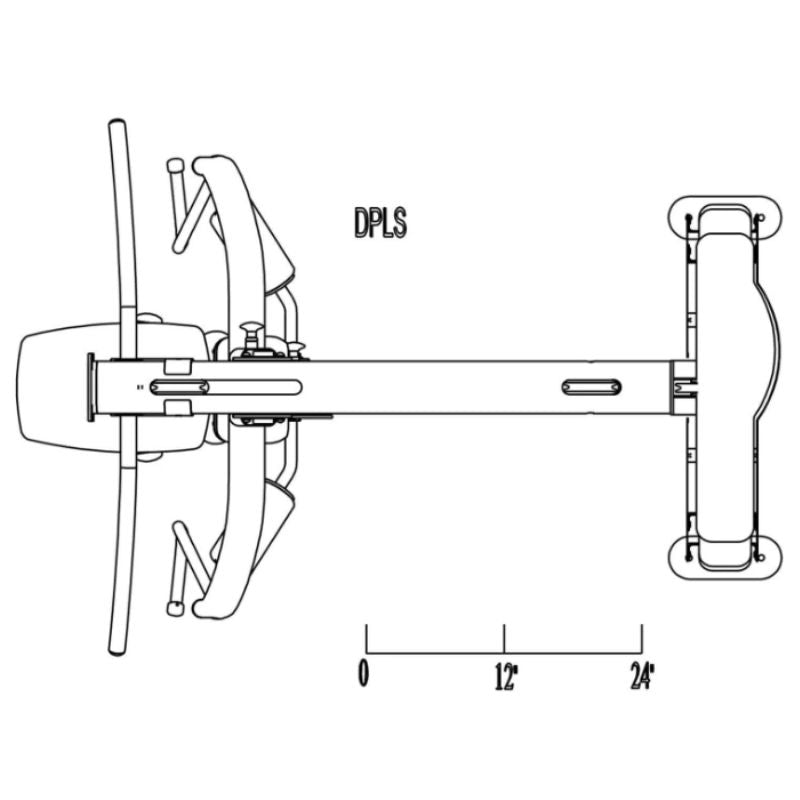 Body-Solid Pro Dual Vertical Press & Lat Machine - DPLS-SF Schematics