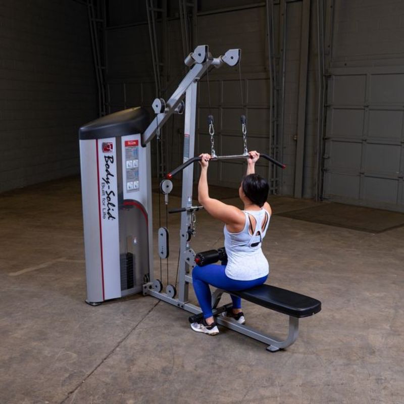 Body-Solid Series II Lat Pulldown & Seated Row - S2LAT Chin Down Workout