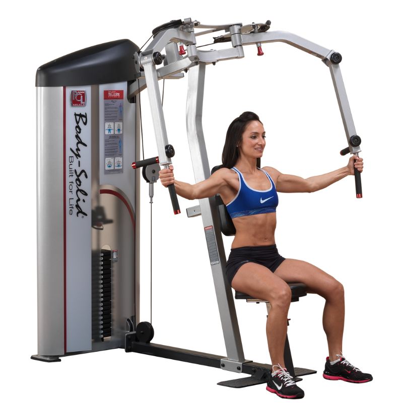 Body-Solid Series II Pec Fly & Rear Delt With Model