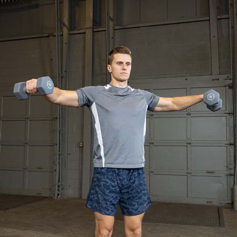Body-Solid Tools Neoprene Dumbbells Sample Workout 3