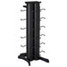 Body-Solid Vertical Accessory Rack Package - VDRA30-PACK Side View
