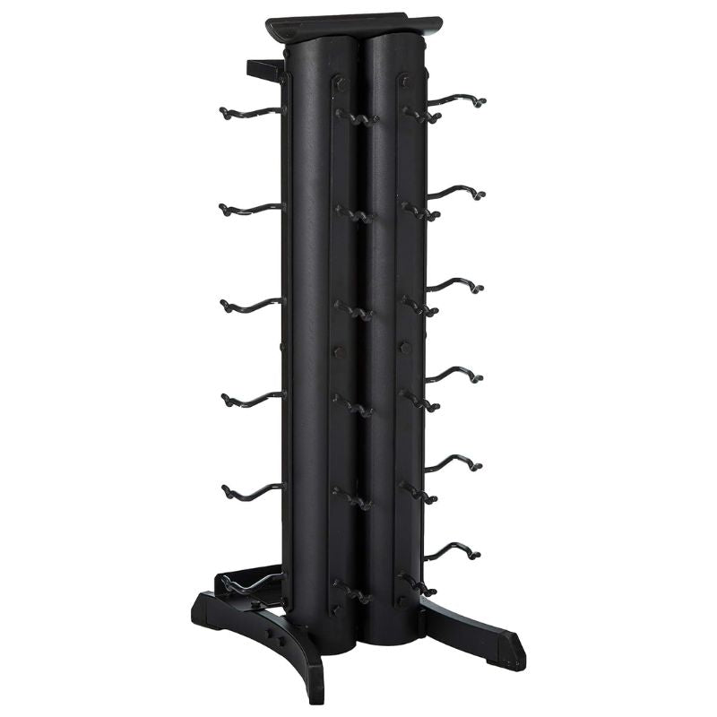 Body-Solid Vertical Accessory Rack Package - VDRA30-PACK Side View
