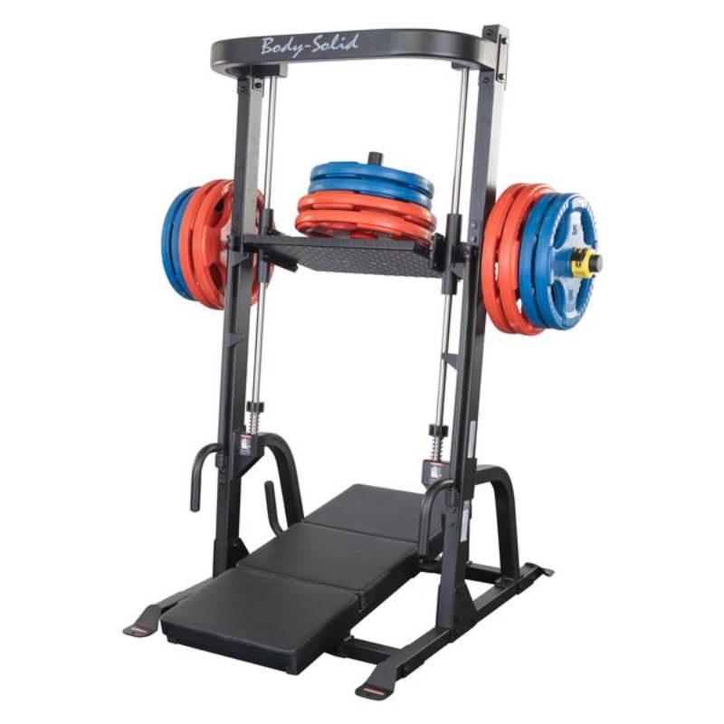 Body-Solid Vertical Leg Press - GVLP with Olympic Plates