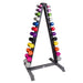Body-Solid Vinyl_Neoprene Dumbbell Rack - GDR24B with Body Solid Vinyl Dumbbells