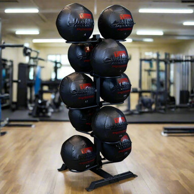 Body-Solid Ball Rack with 10 Dynamax Balls Package - GMR20-DYNAPACK with Dynamax Balls Set inside Gym