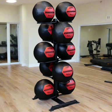 Body-Solid Ball Rack with 10 Soft Shell Balls Package - GMR20-SOFTPACK with Soft Shell Balls Package inside Gym