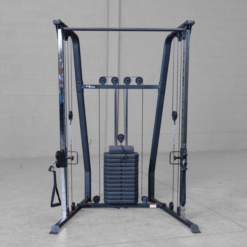 Body-Solid Best Fitness BFFT10B Functional Trainer Front View inside Gym
