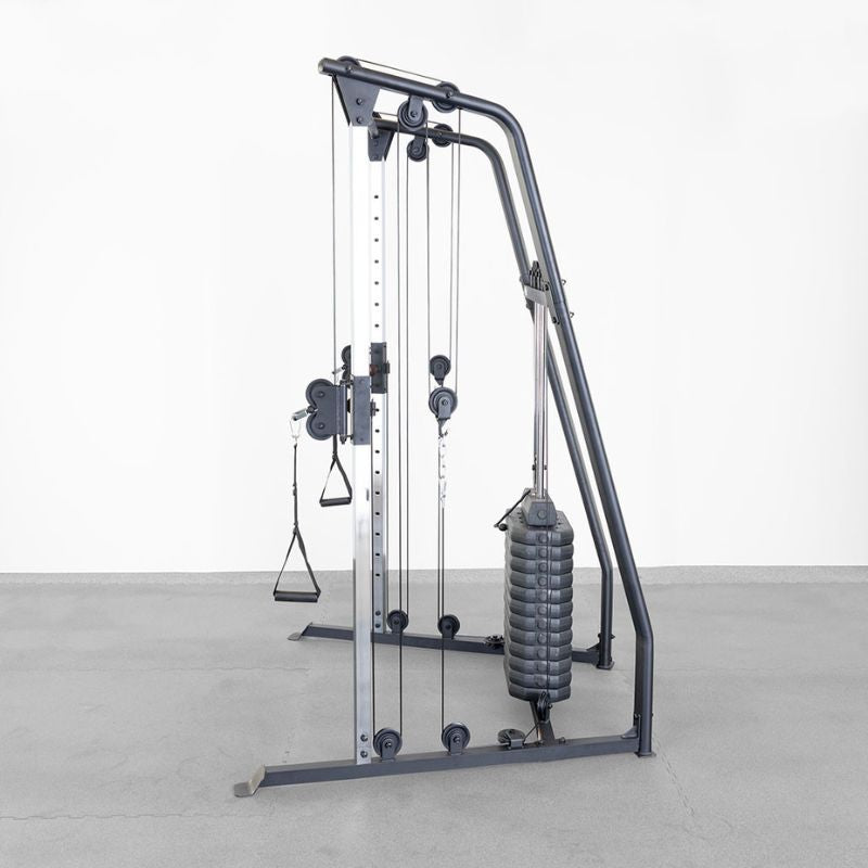 Body-Solid Best Fitness BFFT10B Functional Trainer Side View inside Gym