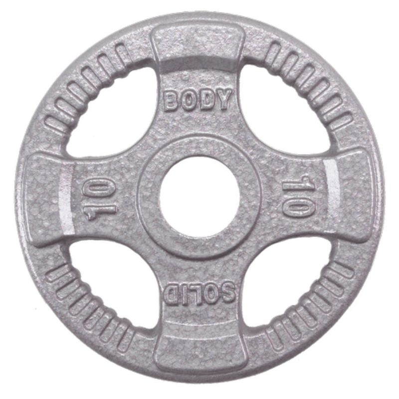 Body-Solid Cast Iron Grip Olympic Plates 10 lb Cast Iron olympic pLate