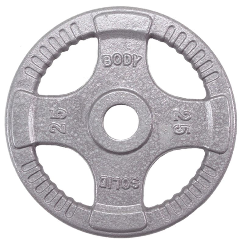 Body-Solid Cast Iron Grip Olympic Plates 25 lb Cast Iron Olympic Plate