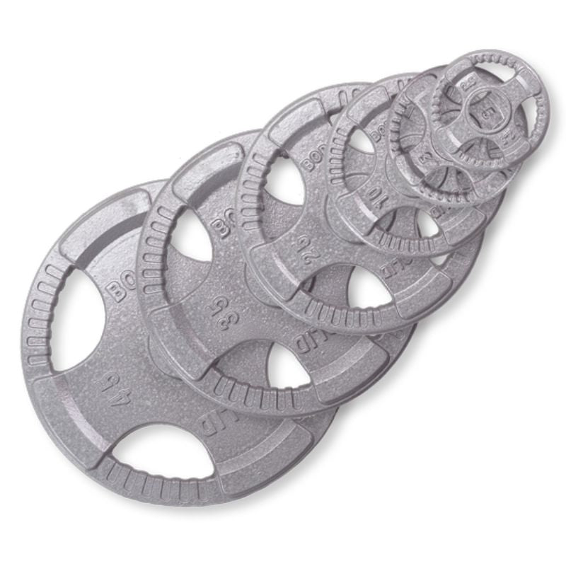 Body-Solid Cast Iron Grip Olympic Plates 45 lb, 35 lb, 25 lb, 10 lb, 5 lb, 2.5 lb