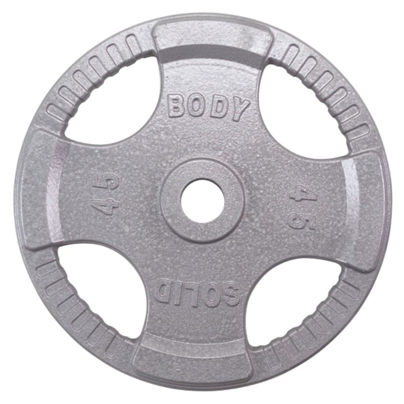 Body-Solid Cast Iron Grip Olympic Plates 45 lb Cast Iron Olympic Plate