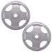 Body-Solid Cast Iron Grip Olympic Plates 45 lb Cast Iron Olympic Plate Pair