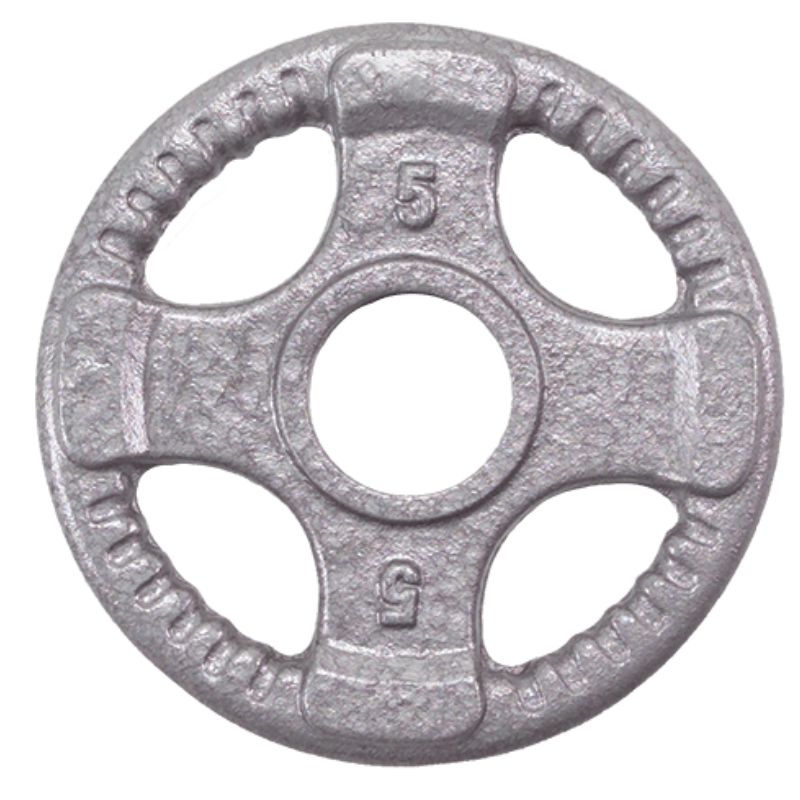 Body-Solid Cast Iron Grip Olympic Plates 5 lb Cast Iron olympic plate