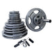 Body-Solid Cast Iron Grip Olympic Sets 400 lb Cast Iron Weight Set