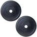 Body-Solid Chicago Extreme Bumper Plates - Black 15 lb Bumper Plate Pair