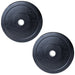 Body-Solid Chicago Extreme Bumper Plates - Black 25 lb Bumper Plate Pair