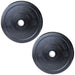 Body-Solid Chicago Extreme Bumper Plates - Black 45 lb Bumper Plate Pair