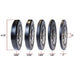 Body-Solid Chicago Extreme Bumper Plates - Black Dimensions