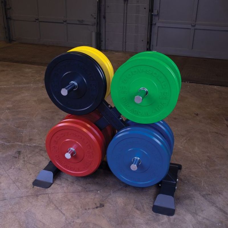 Body-Solid Chicago Extreme Color Bumper Plates Gallery 3