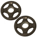 Body-Solid Color Rubber Grip Olympic Plates 2.5 lb Rubber Grip Plates (2)
