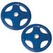 Body-Solid Color Rubber Grip Olympic Plates 35 lb Rubber Grip Plate Pair